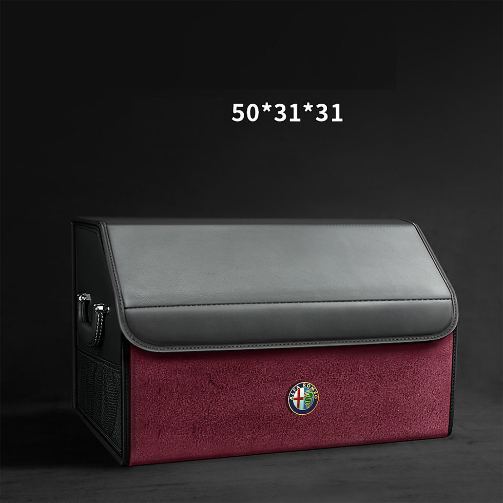 Miniatura: Skórzany organizer do bagażnika logo Alfa Romeo 50 x 31 x 31