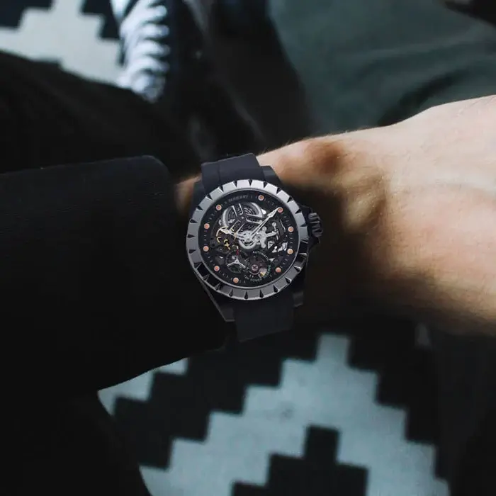 Miniatura: WINDMILL - Original Skeleton Hi-beat(28,800 bph) with 72 hrs Power-reserve