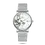 Miniatura: FLOWER - Swiss Quartz Movement Watch | Silver & Bamboo