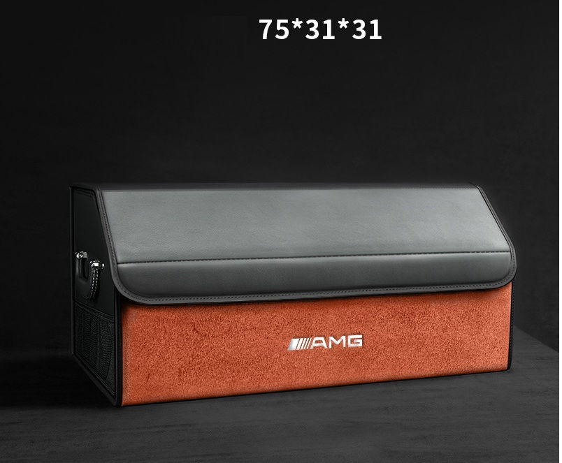 Miniatura: Skórzany organizer do bagażnika logo Mercedes AMG 75 x 31 x 31