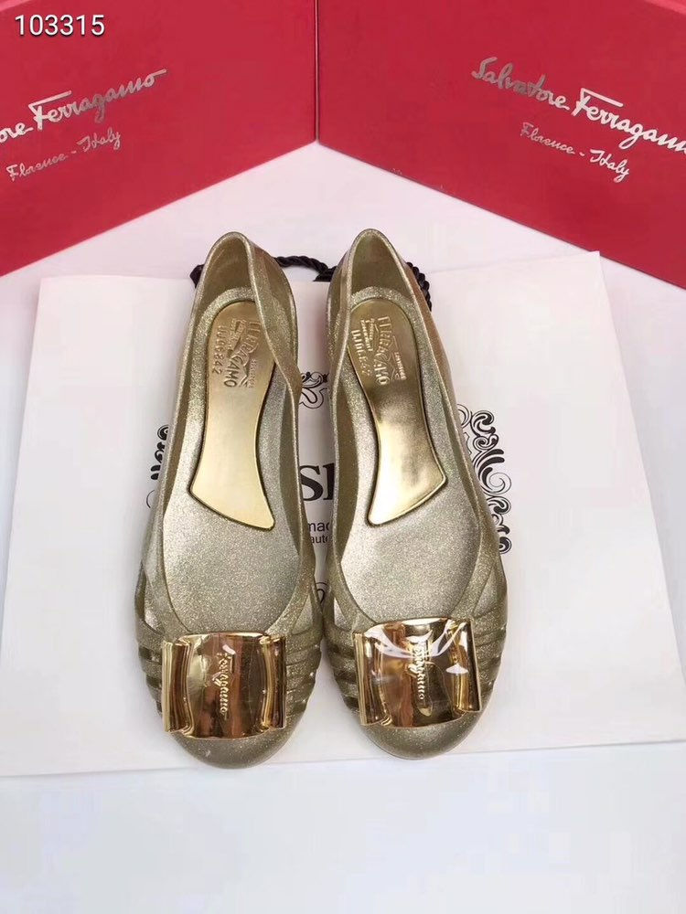 Salvatore Ferragamo jelly shoes