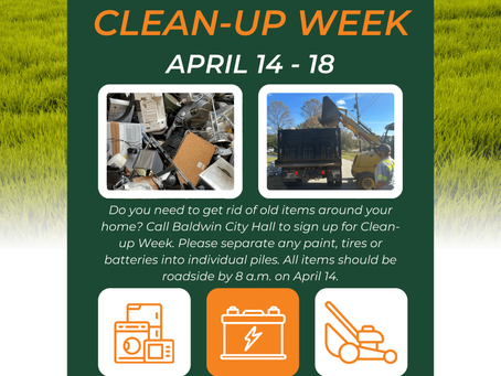 Clean-up Week April 14-18