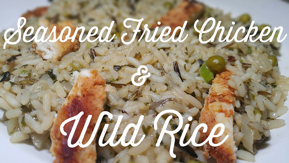 Seasoned Fried Chicken & Wild Rice