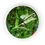 Thumbnail: Green Moth Leaf Wall Clock