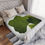 Thumbnail: Detailed Tulip Tree Leaf Minky Blanket