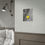 Thumbnail: Golden Bloom on Monochrome Background Poster