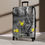 Thumbnail: Suitcase Daffodils Monochrome Background Suitcase