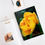 Thumbnail: Yellow Dew Covered Tulip Spiral Notebook - Ruled Line
