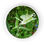 Thumbnail: Green Moth Leaf Wall Clock