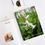 Thumbnail: Raindrops on White Flowers Spiral Notebook - Ruled Line