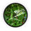 Thumbnail: Green Moth Leaf Wall Clock