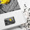 Thumbnail: Golden Bloom on Monochrome Background Puzzle