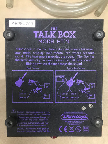 Pedal The Talk Box Heil Sound Dunlop | billsrockguitartech