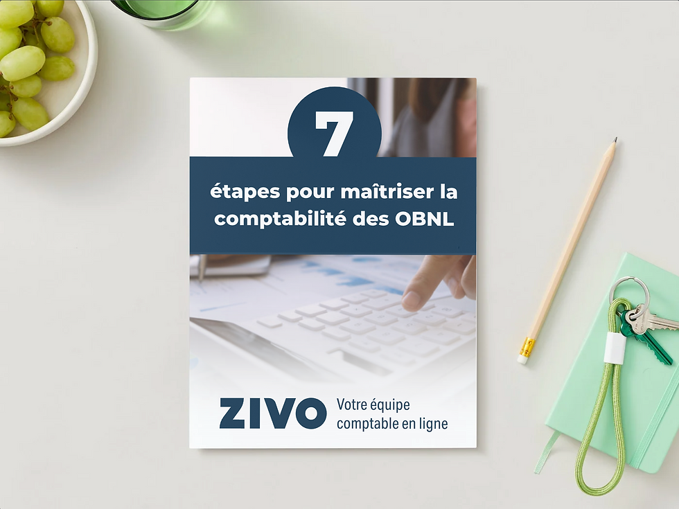 brochures sur les 7 étapes pour maîtriser la comptabilité à but non lucratif