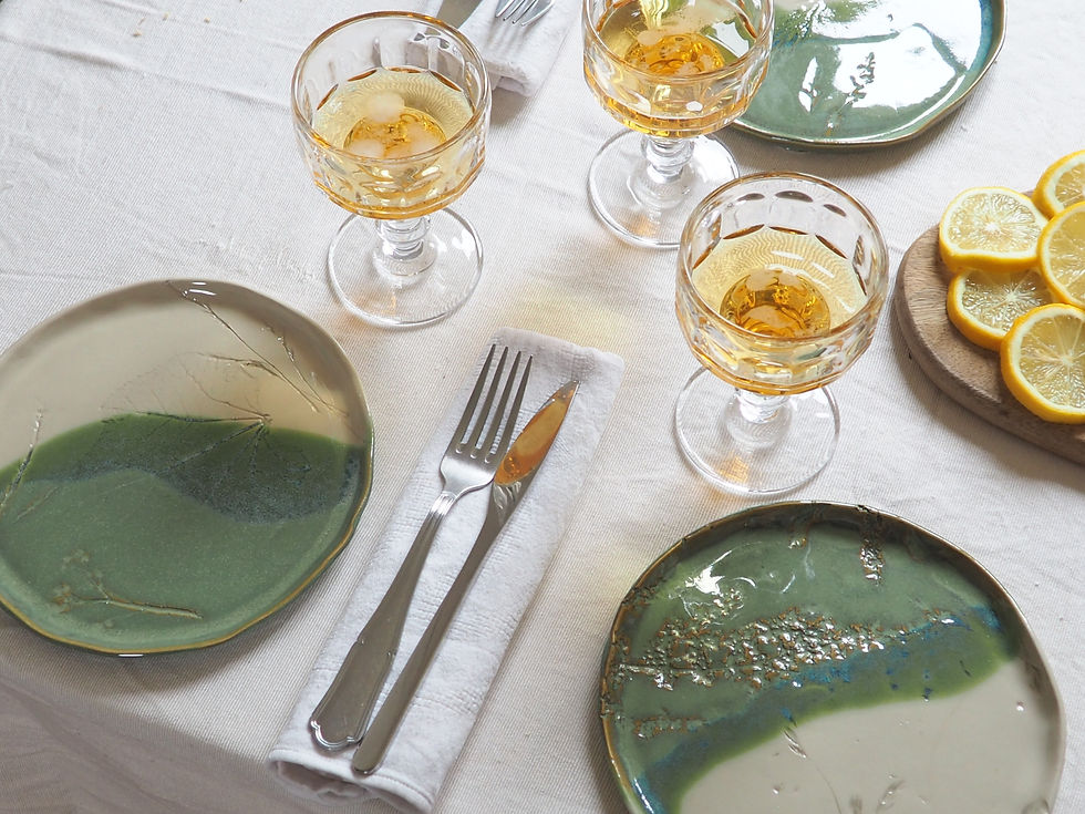 Miniature : Grande Assiette végétale // 25cm sur commande