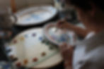 restauration d'assiette en ceramique