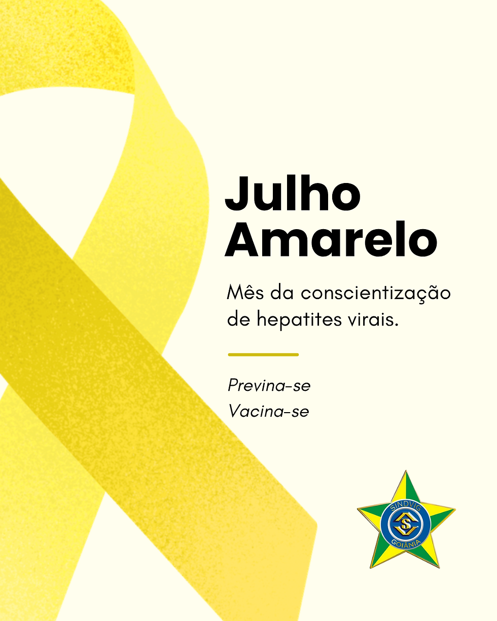 Julho Amarelo: mês de conscientização das hepatites virais