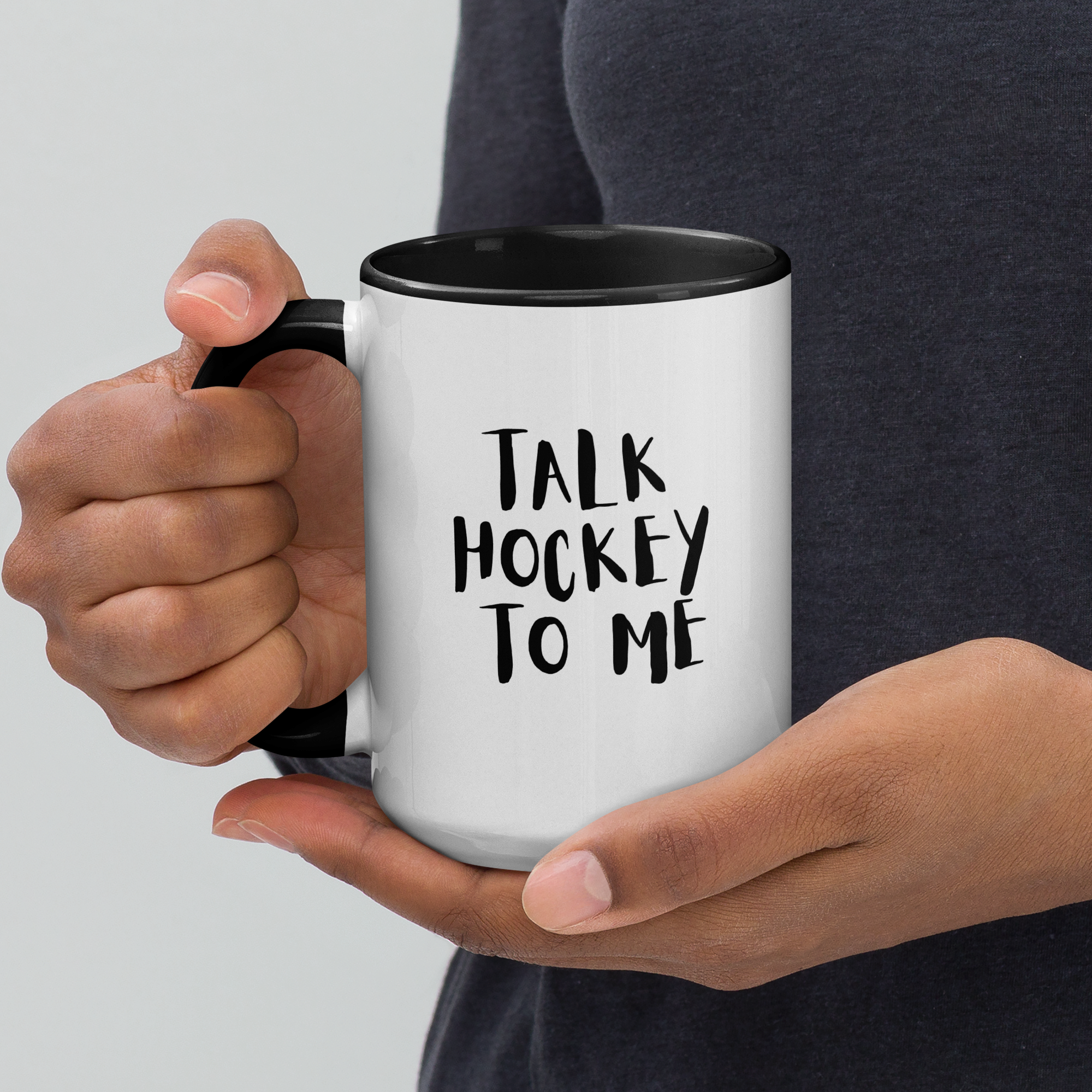 Talk Hockey To Me Mug (righty)