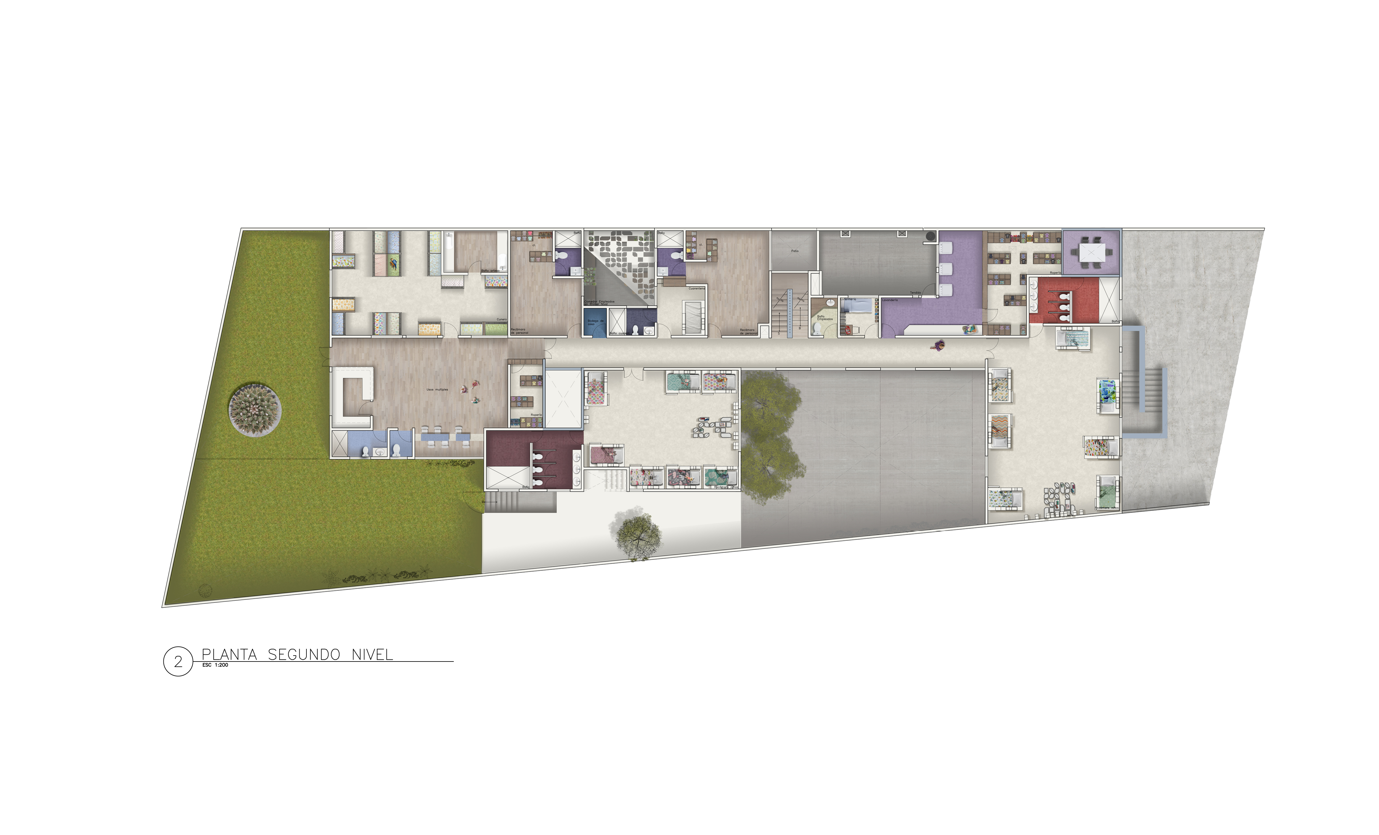 Second Floor Color Plan