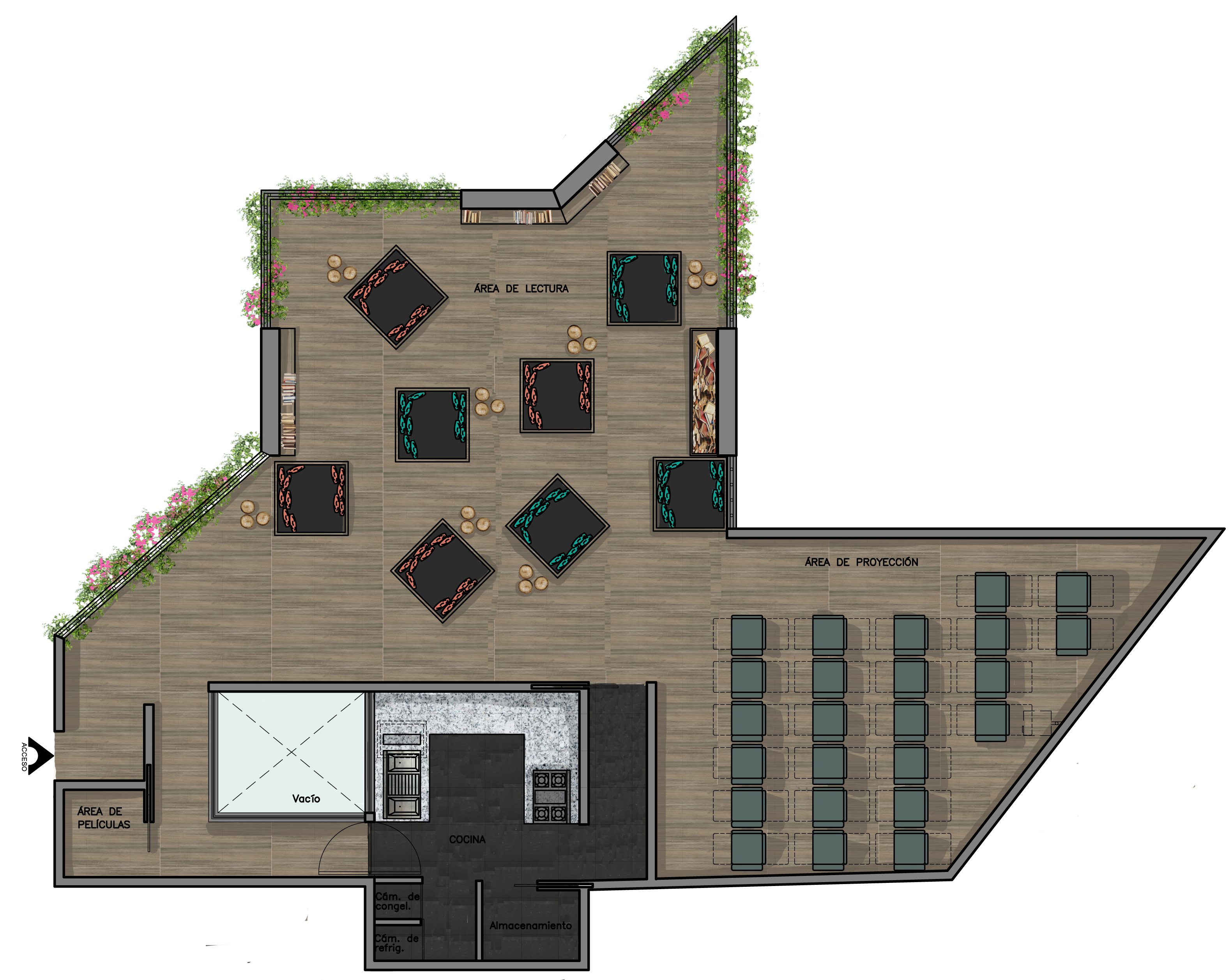 Second Floor Color Plan