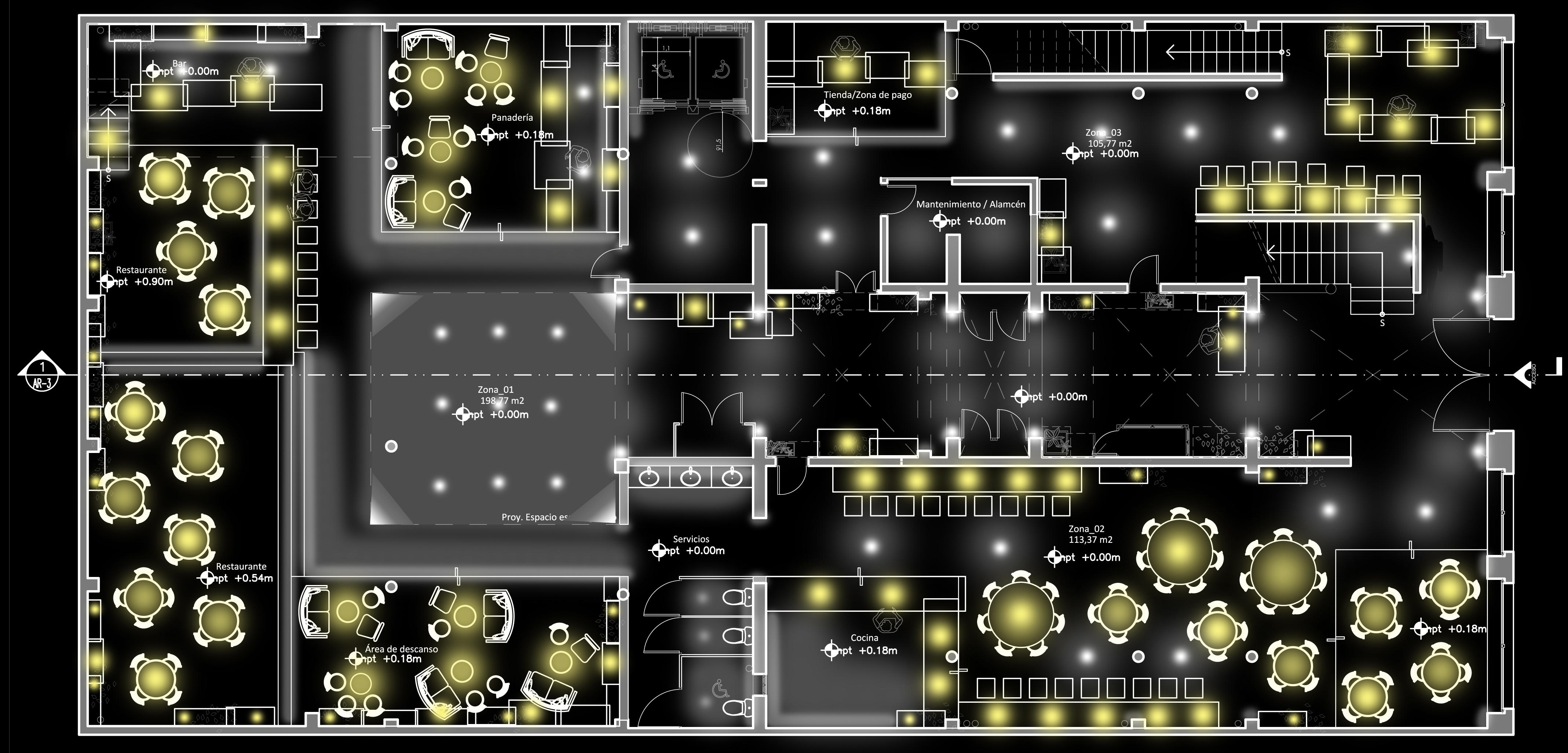 Light First Floor Color Plan