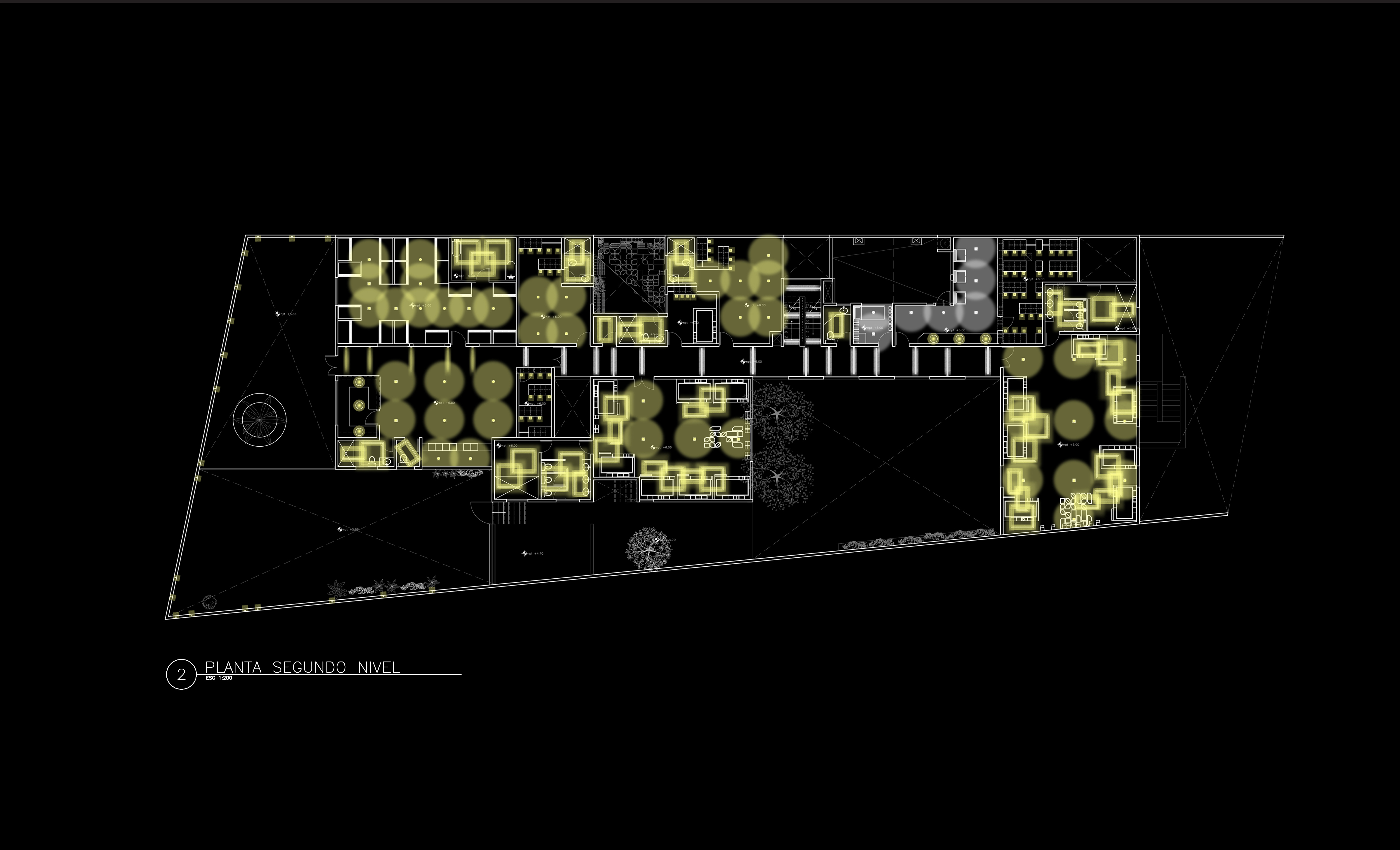 Second Floor Light Color Plan