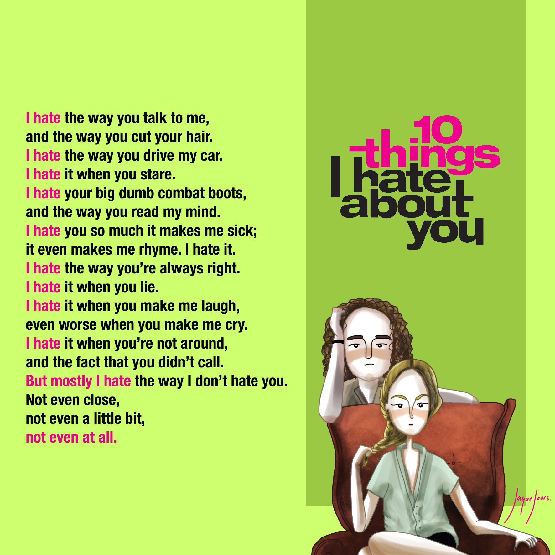 10 things I hate about you