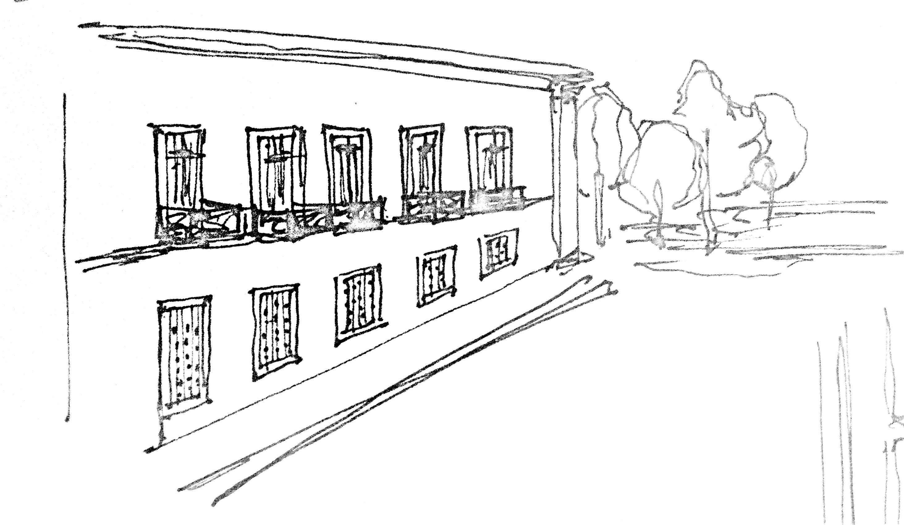 Building Facade Sketch