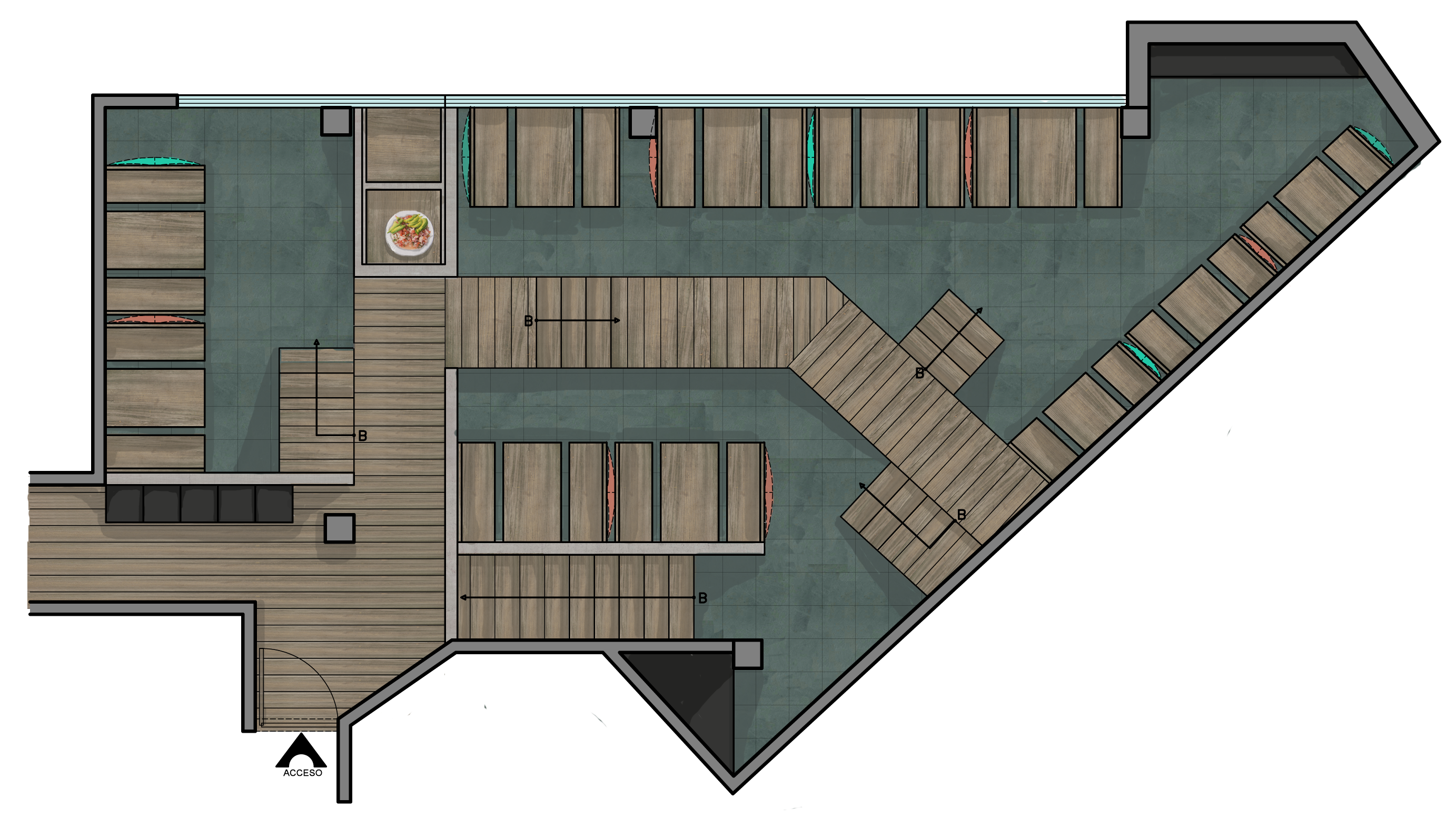 First Floor Color Plan