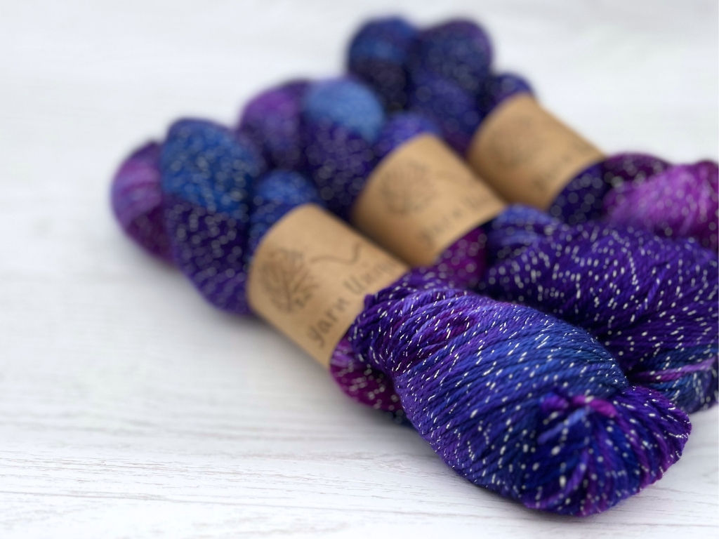 Aurora #7: 4ply Starry Sock