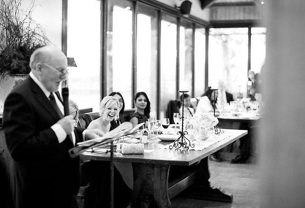 Yarra Valley wedding speeches in Stones