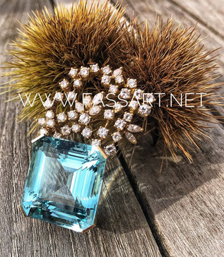 Aquamarin Schmuck hochwertig Pforzheim