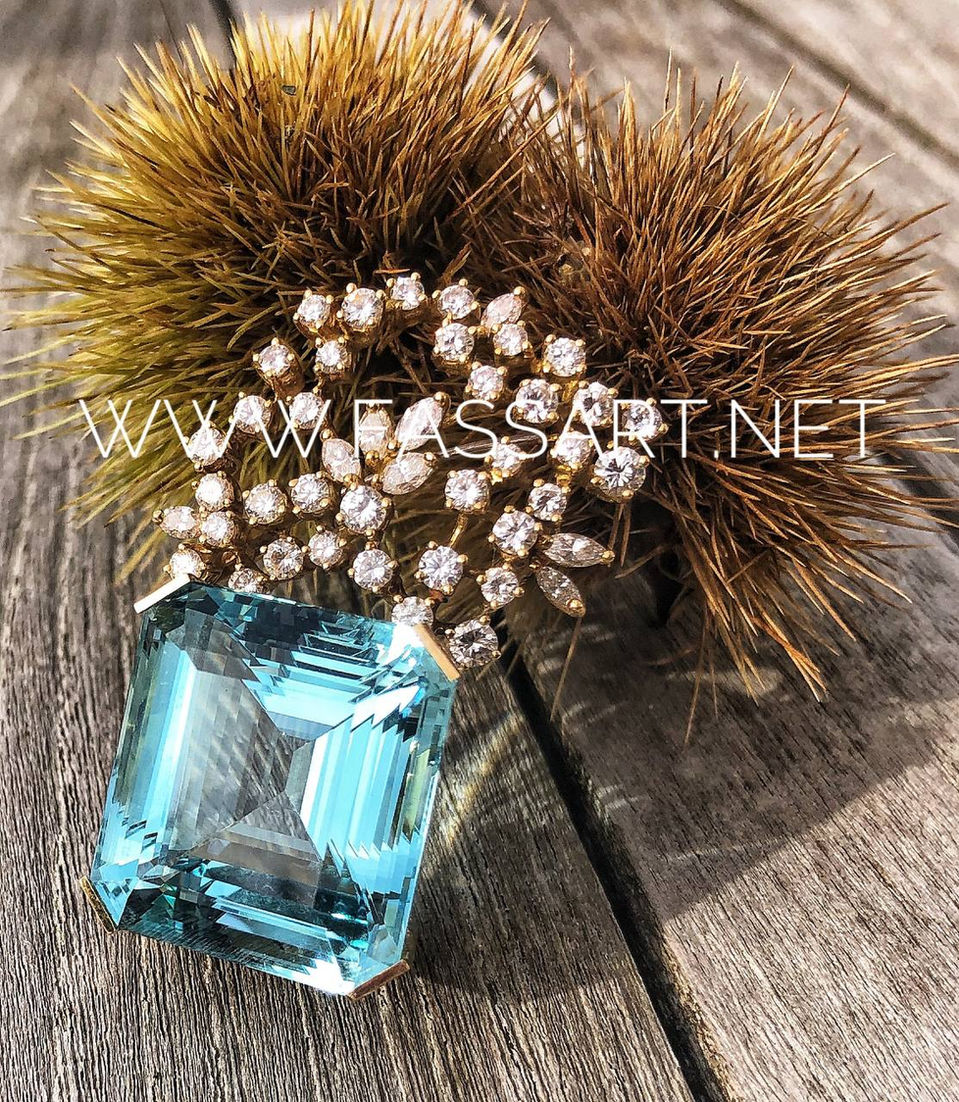 Aquamarin Schmuck hochwertig Pforzheim