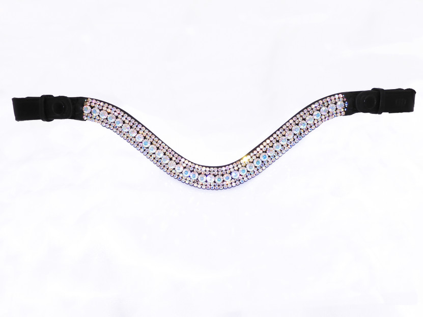 Snap Closure Crystal Browbands