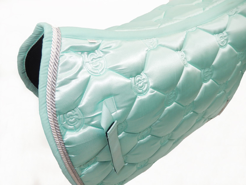 Light Green Horse Saddle Pads