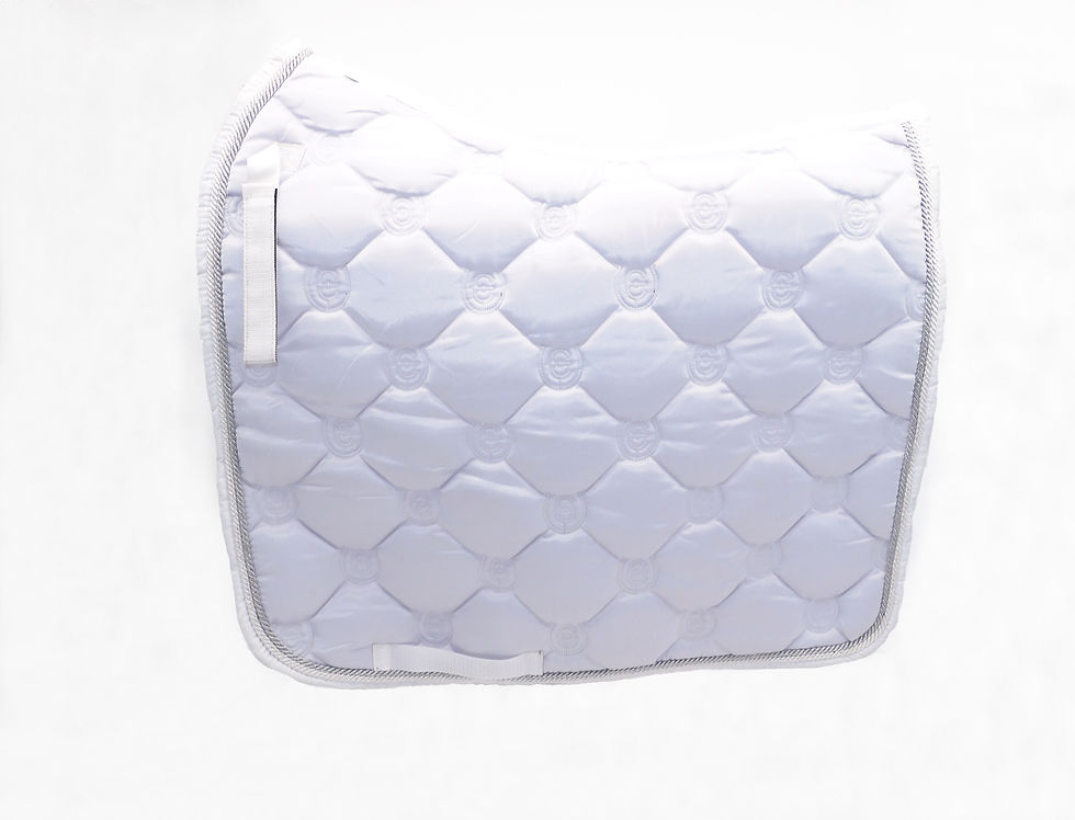 Horse Tack White Saddle Pad