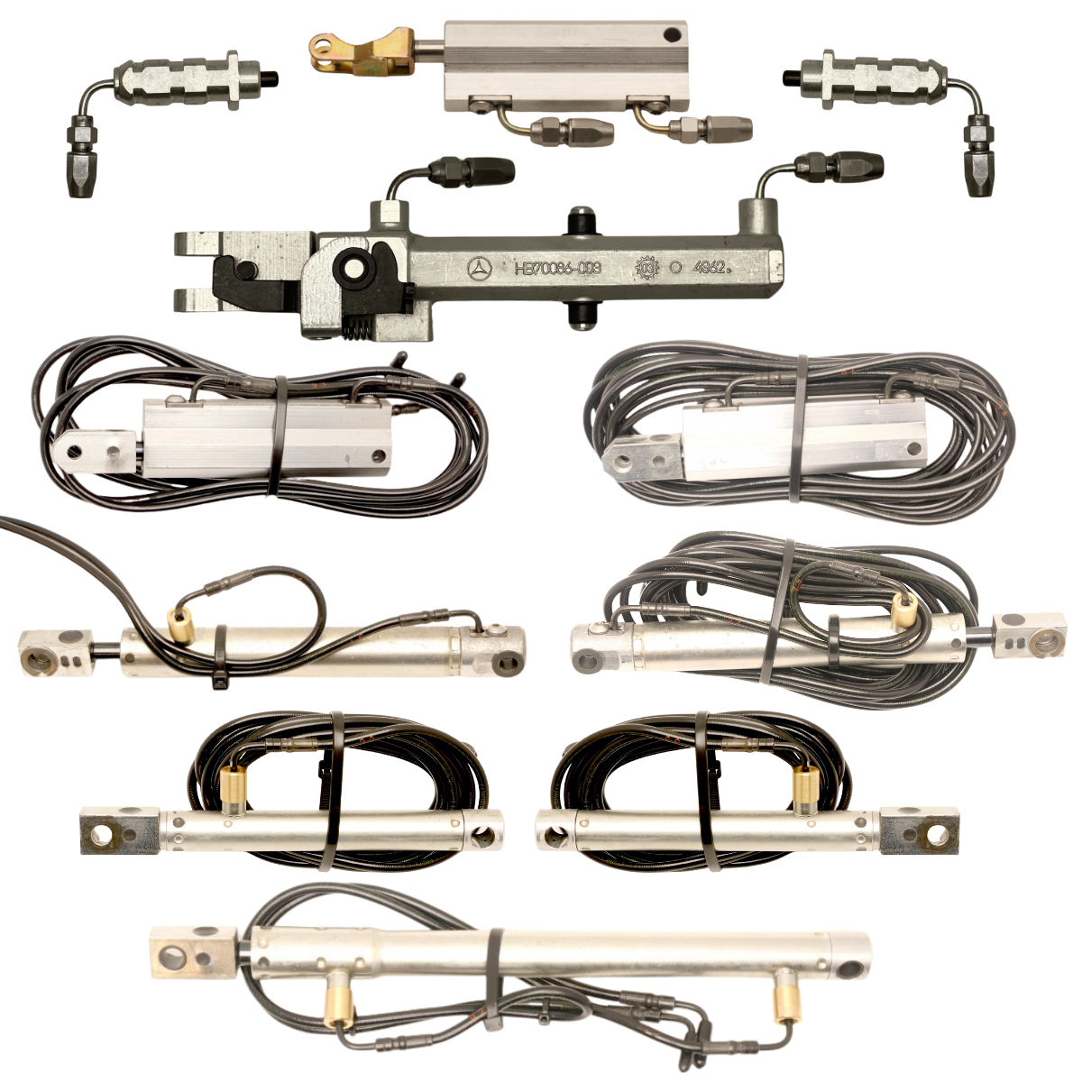 Full Set of Cylinders w/Direct Coupler Mercedes R230 SL-Class