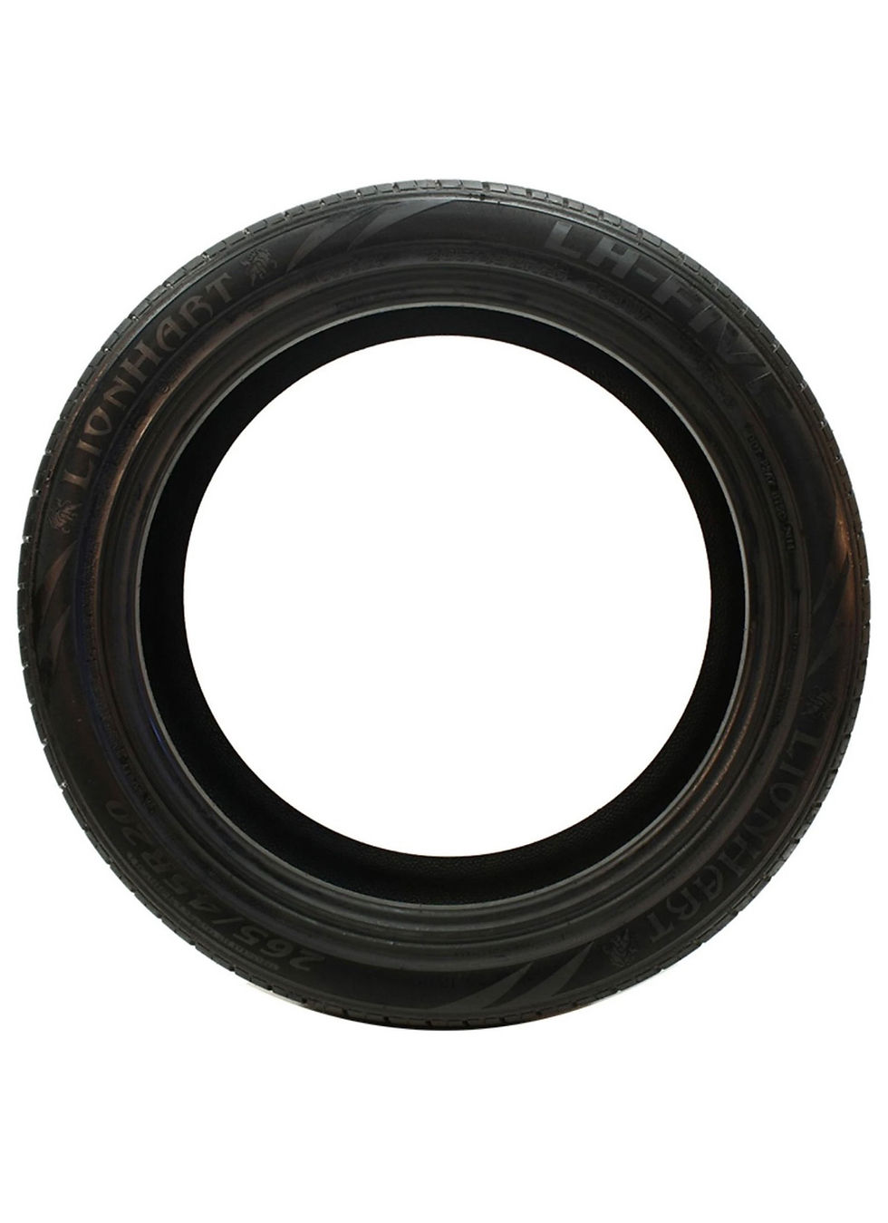 Thumbnail: 2 Lionhart LH-FIVE 245/35R20 95W Tires 40K Mileage, 320AA UTQG, Performance A/S