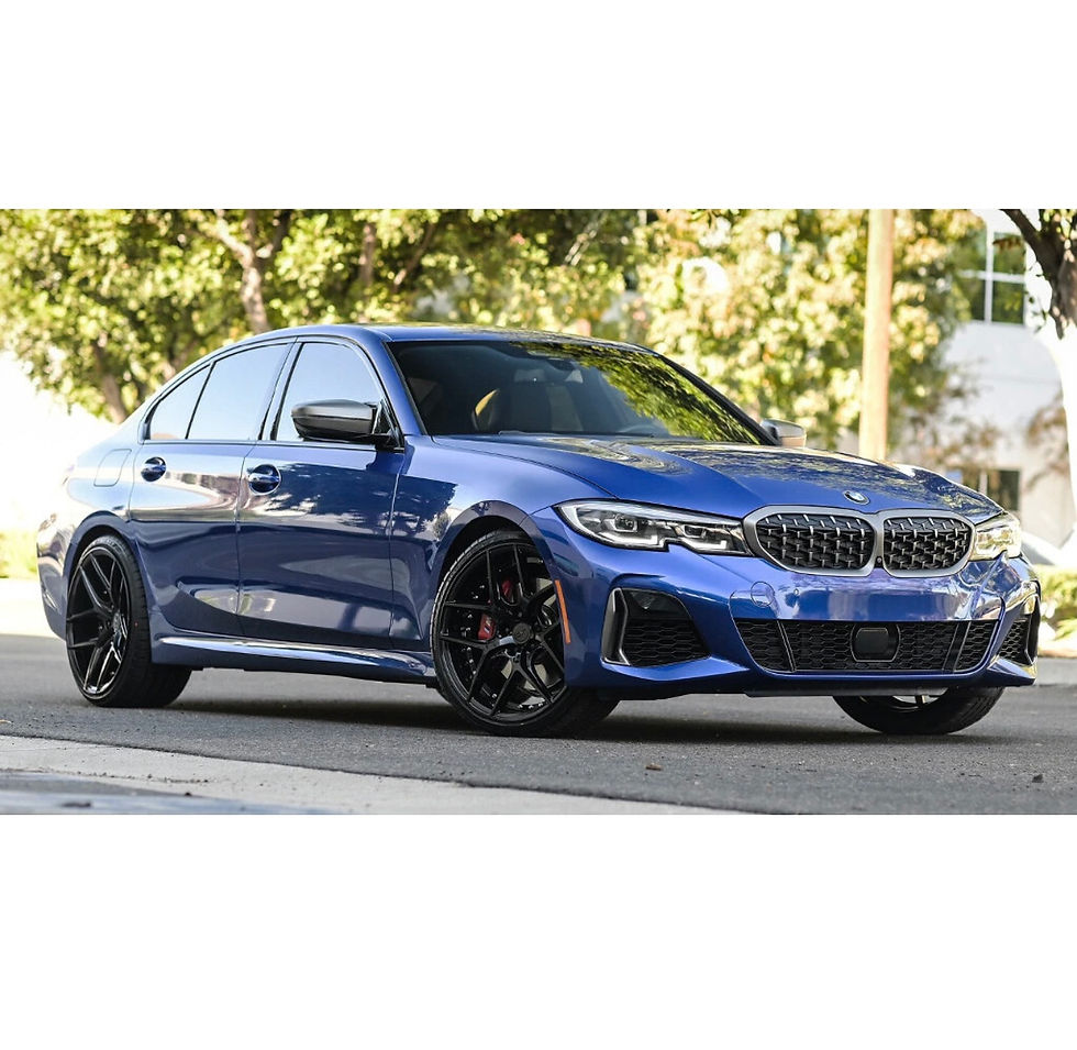 Thumbnail: 20x9/20x10.5" Staggered AC Wheels Divino Gloss Black Rims 5x112 ET+35/38