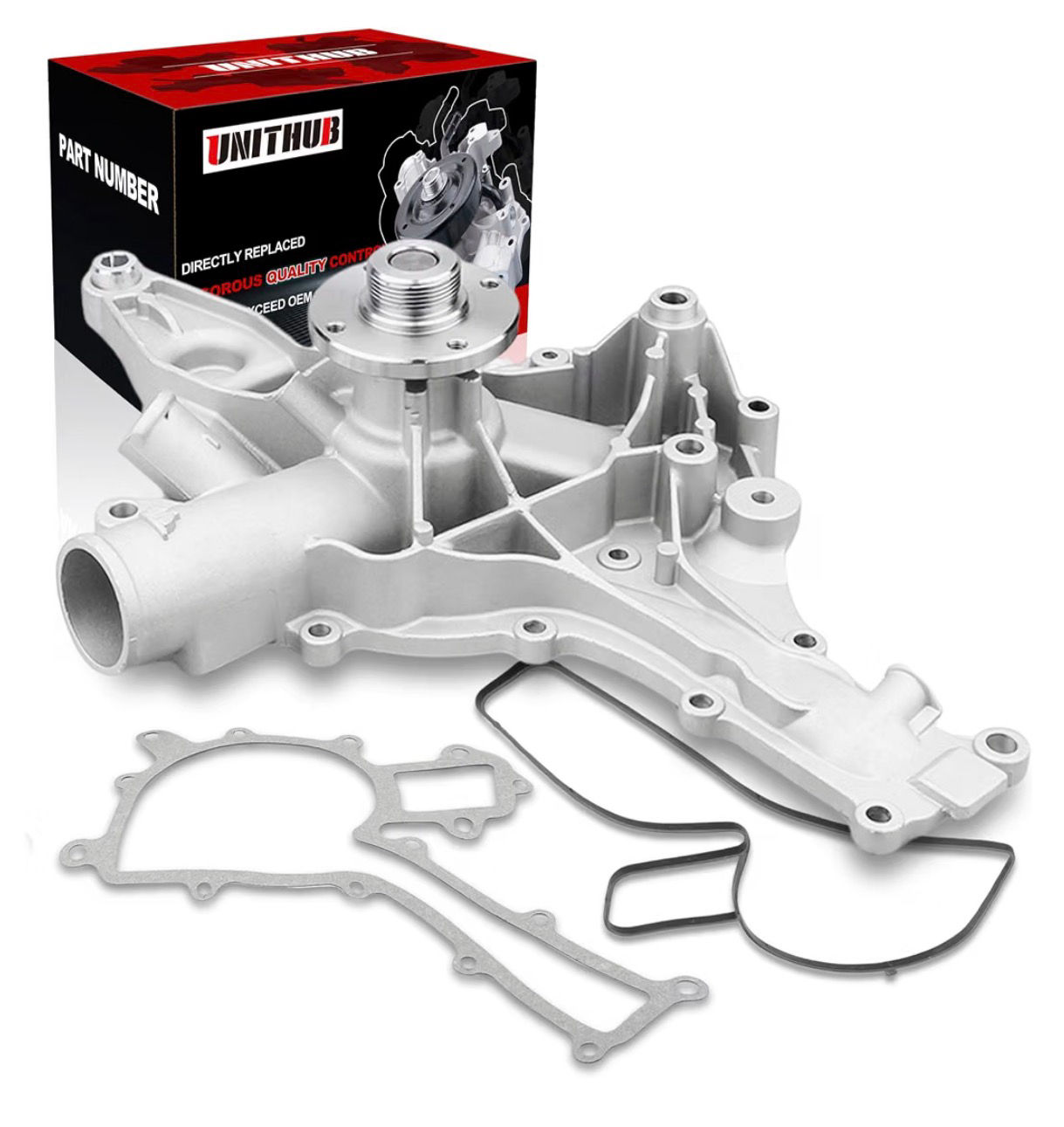 Engine Water Pump Automotive w/Gasket 1472250 AW9379 w/2 Hose