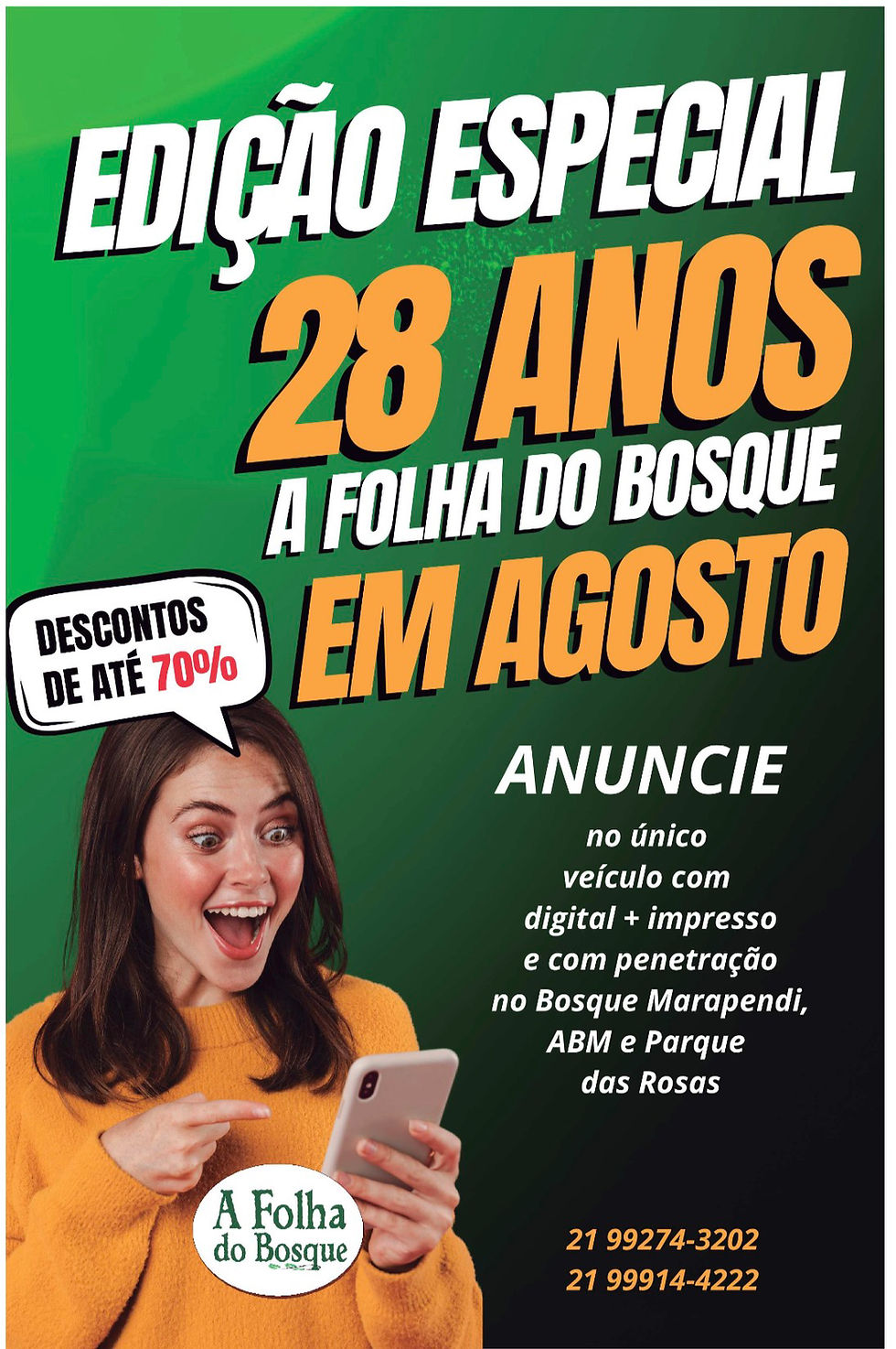 Folha faz aniversário com mega promoção
