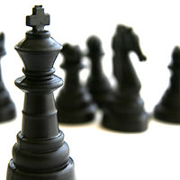 Black chess pieces