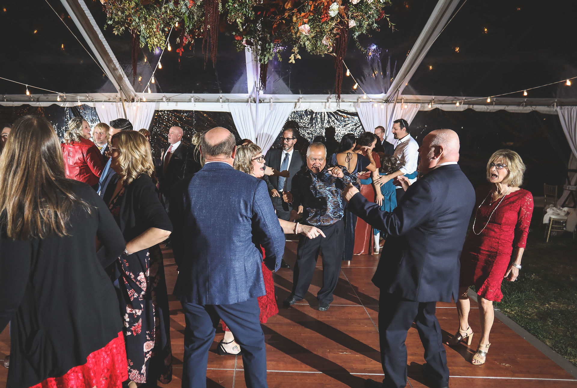 Wedding reception at the Biltmore Estate Walled Garden
