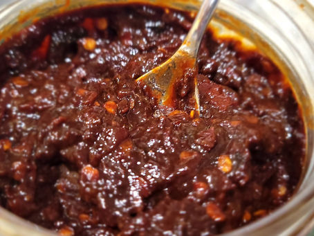 Pickled dried chipotle morita pepper paste