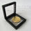 Thumbnail: Combo Exhibidor Mostrador Flotante Y Moneda Conmemorativa Bitcoin Dorado
