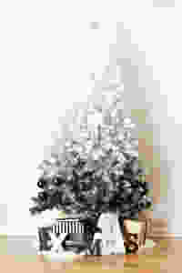 Christmas Decor - Black & White Ombre Tree