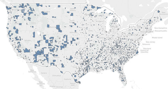 Qualified Opportunity Zones Map