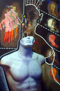 ADAN Y EVA FOTO INTERVENIDA