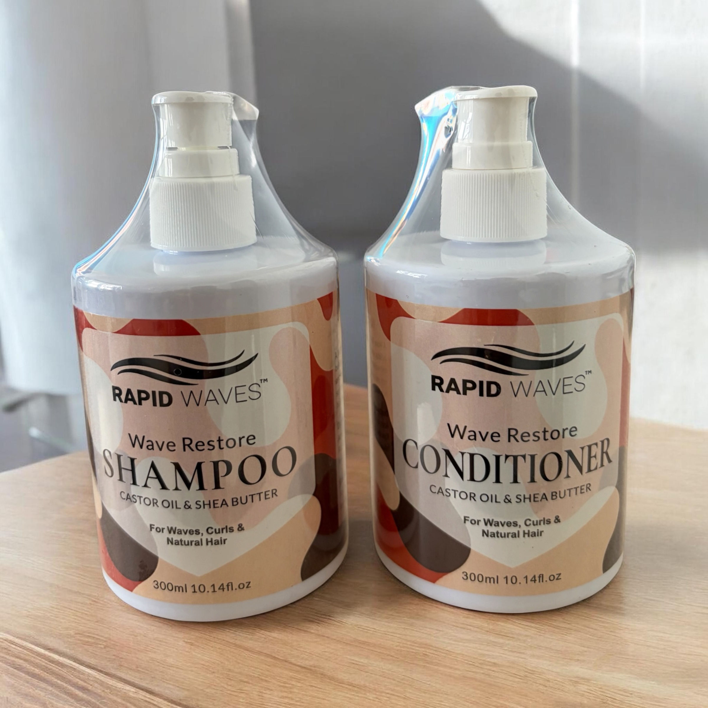 Rapid Waves™ Wave Restore Bundle Shampoo + Conditioner (300ml each)