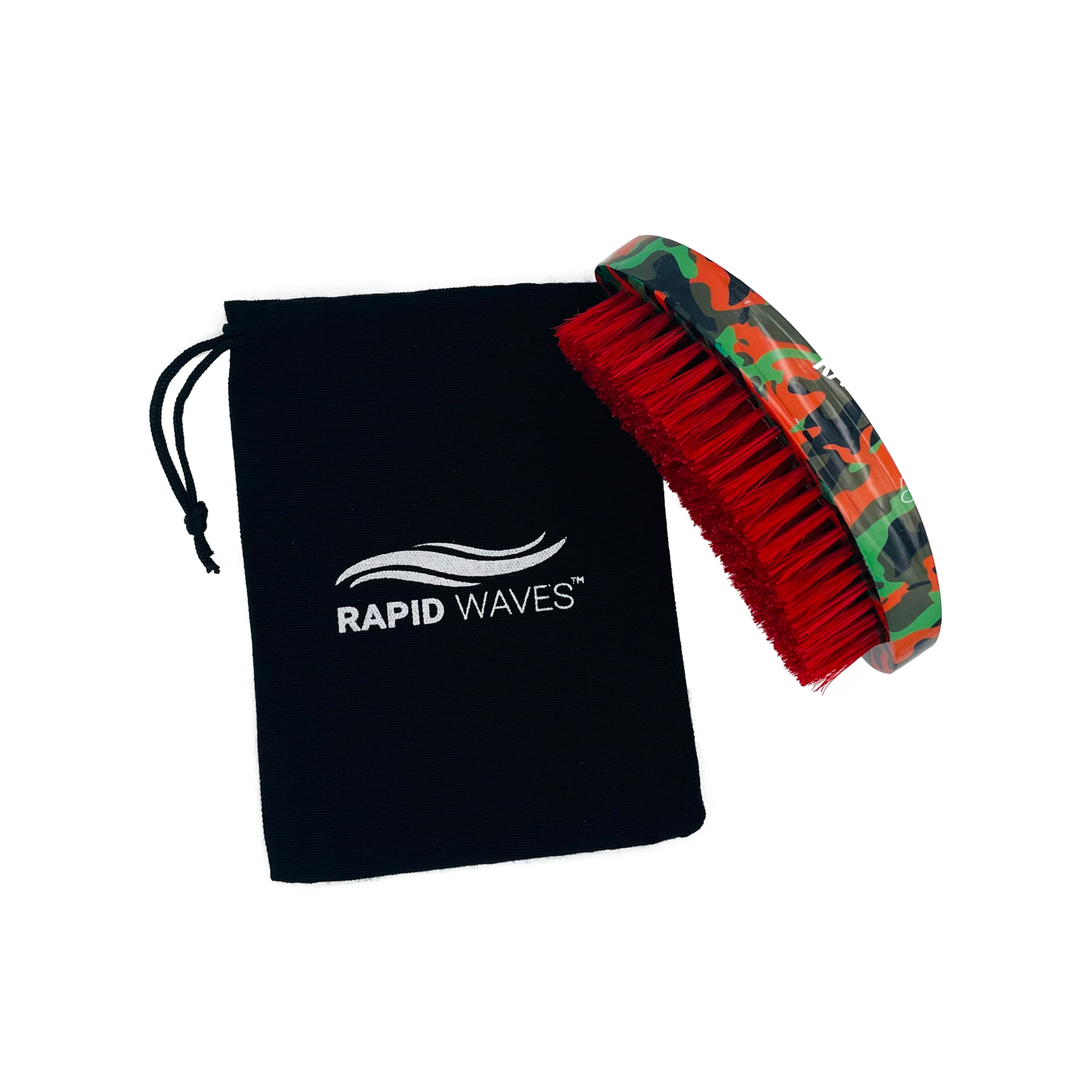 SOFT RED BRISTLES  360, 540, 720 Curve Palm